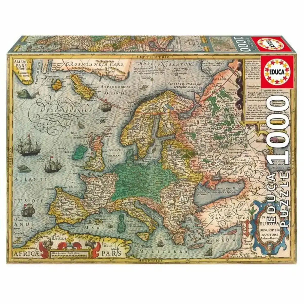 Puzzle educa 1000 pieces carte_5351. DIAYTAR COTE D'IVOIRE - L'Essence de la Tradition et de la Modernité réunies. Explorez notre plateforme en ligne pour trouver des produits authentiques du Côte d'Ivoire, tout en découvrant les dernières tendances du monde moderne.