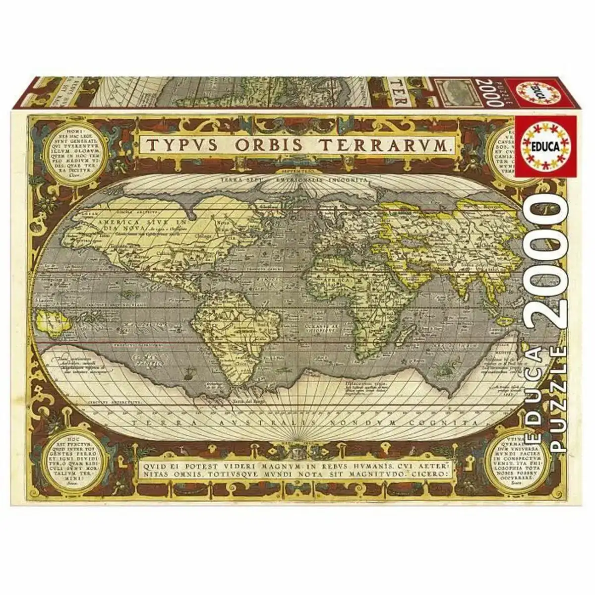 Puzzle educa 2000 pieces carte_2707. DIAYTAR COTE D'IVOIRE - Votre Passage vers la Découverte. Explorez notre boutique en ligne pour trouver des trésors qui vous attendent, du traditionnel à l'avant-garde.