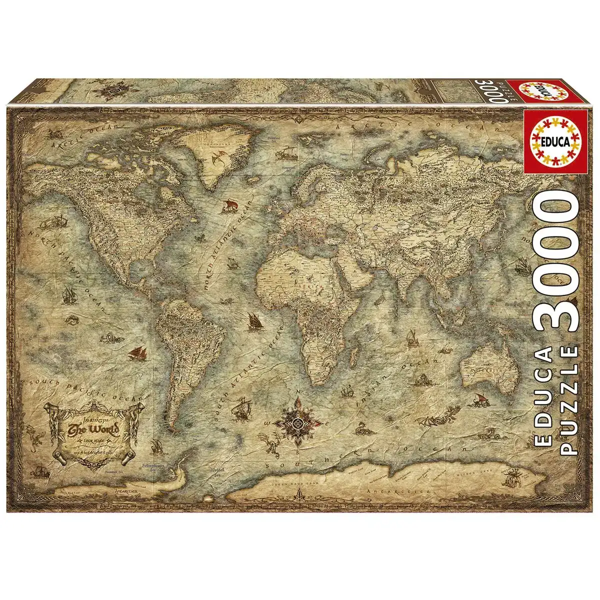 Puzzle educa carte 3000 pieces_6893. DIAYTAR COTE D'IVOIRE - Votre Destination de Shopping Authentique au Côte d'Ivoire. Plongez dans notre boutique en ligne pour découvrir des produits qui célèbrent la riche culture et l'artisanat du pays.