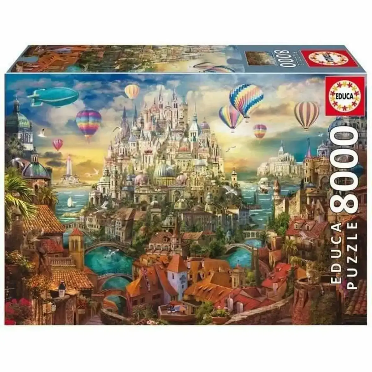 Puzzle educa city of reve 8000 pieces_1747. DIAYTAR COTE D'IVOIRE - Votre Escale Shopping incontournable. Explorez notre boutique en ligne et dénichez des trésors qui reflètent la richesse culturelle et la modernité du Côte d'Ivoire.