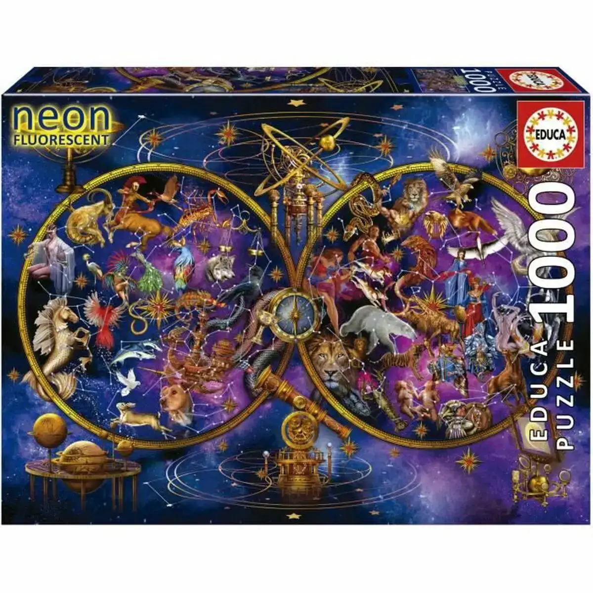 Puzzle educa neon 1000 pieces_1148. DIAYTAR COTE D'IVOIRE - Où Chaque Produit a son Histoire à Raconter. Parcourez notre catalogue et découvrez des articles qui portent en eux la passion et l'histoire du Côte d'Ivoire.
