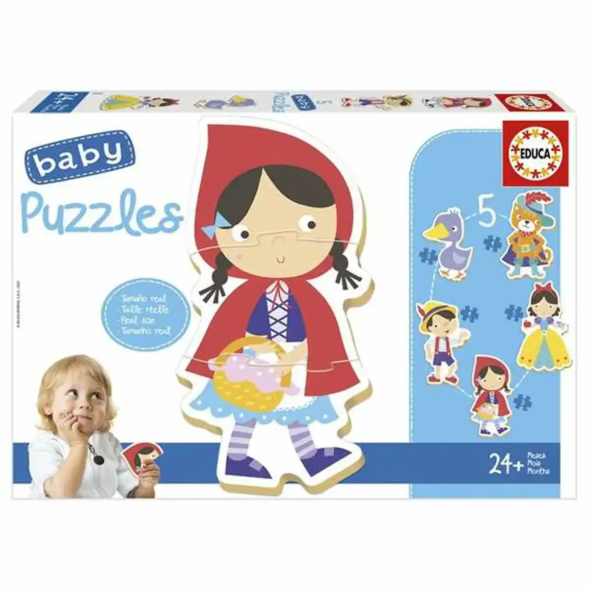 Puzzle enfant educa folk tales 5 pieces_6000. DIAYTAR COTE D'IVOIRE - Où Chaque Produit est une Promesse de Qualité. Explorez notre boutique en ligne et choisissez des produits qui répondent à vos exigences élevées.