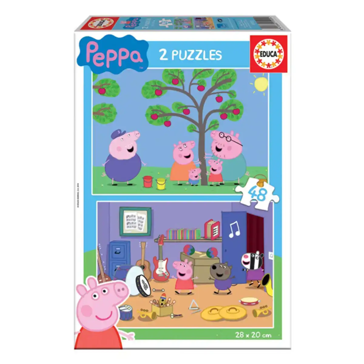 Puzzle enfant educa peppa pig 2 x 48 pcs _5969. DIAYTAR COTE D'IVOIRE - Là où la Découverte est au Rendez-vous. Plongez dans notre catalogue et trouvez des articles qui éveilleront votre curiosité et élargiront vos horizons.