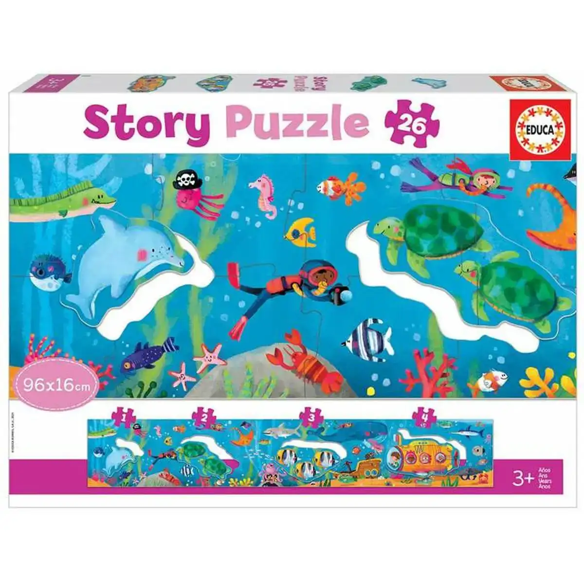 Puzzle enfant educa submarine world 26 pieces_6070. DIAYTAR COTE D'IVOIRE - Là où les Possibilités sont Infinies. Parcourez nos catégories et laissez-vous séduire par des produits qui enrichiront votre quotidien, du pratique à l'esthétique.