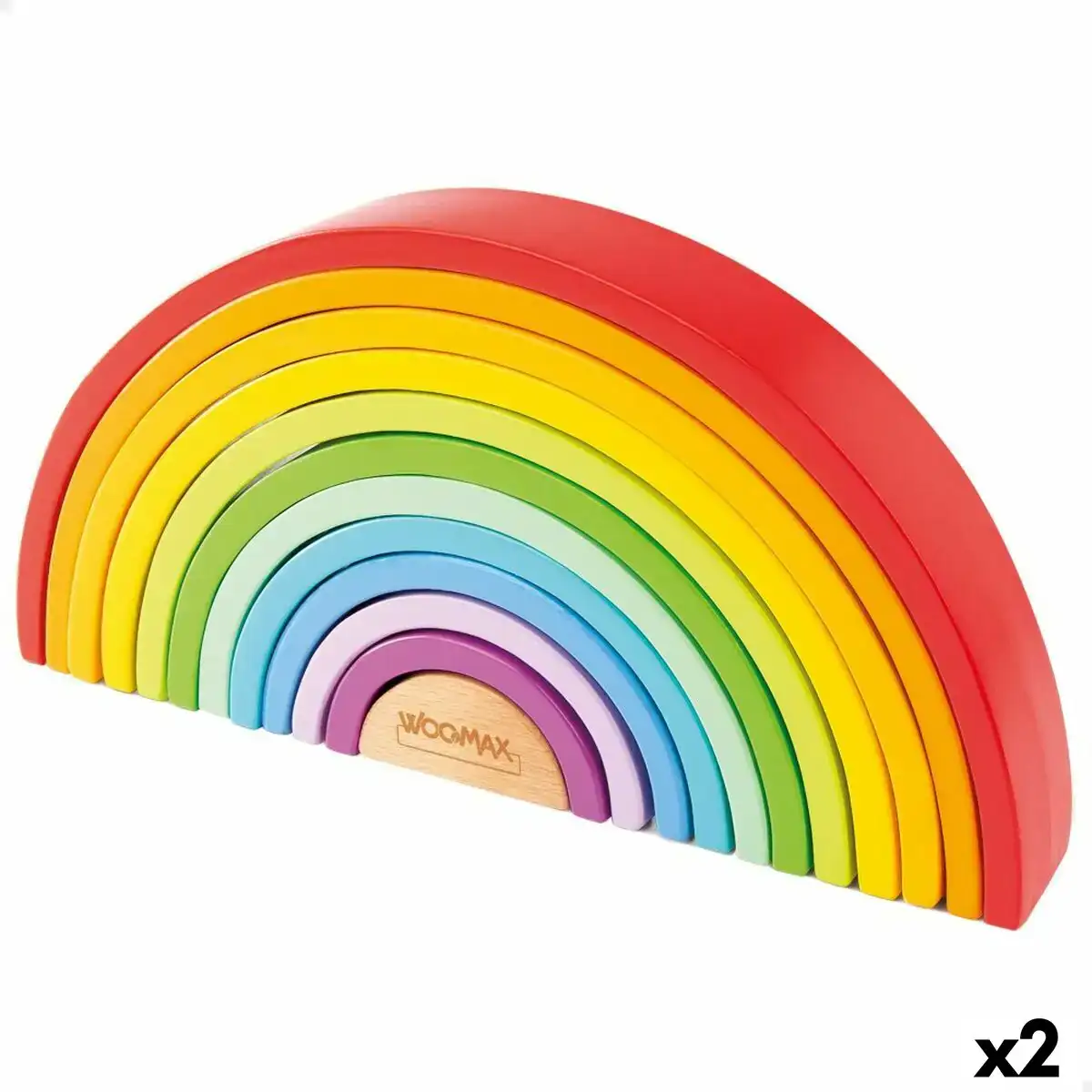 Puzzle enfant en bois woomax arc en ciel 11 pieces 2 unites_5313. DIAYTAR COTE D'IVOIRE - Là où les Rêves de Shopping Deviennent Réalité. Naviguez à travers notre catalogue diversifié et choisissez parmi une variété d'articles qui feront de votre shopping une expérience inoubliable.
