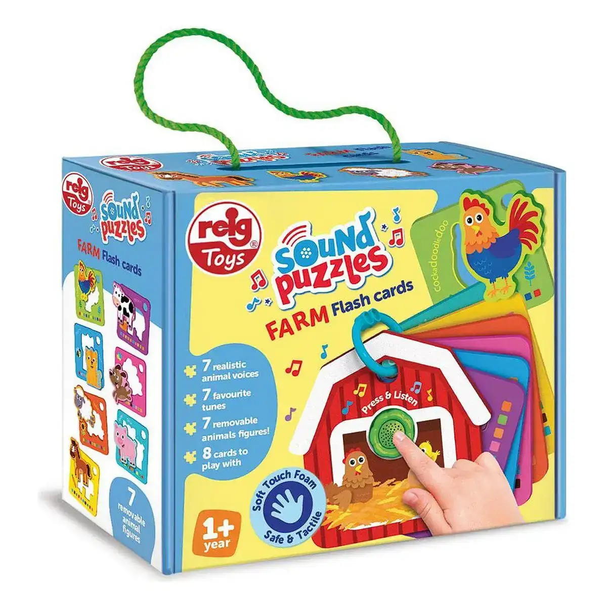 Puzzle enfant reig flash cards animaux ferme_6705. Entrez dans l'Univers de DIAYTAR COTE D'IVOIRE - Où l'Innovation Rencontre la Tradition. Explorez notre sélection de produits modernes et traditionnels qui incarnent l'esprit dynamique du Côte d'Ivoire.