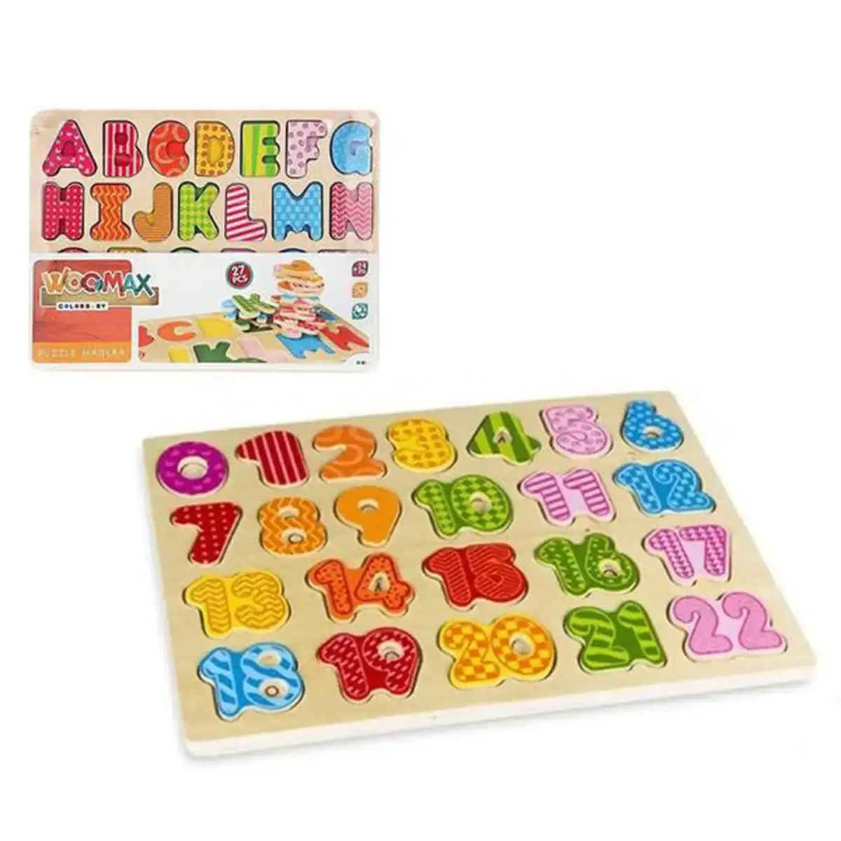 Puzzle enfant woomax bois_2676. DIAYTAR COTE D'IVOIRE - Votre Source de Découvertes Shopping. Découvrez des trésors dans notre boutique en ligne, allant des articles artisanaux aux innovations modernes.