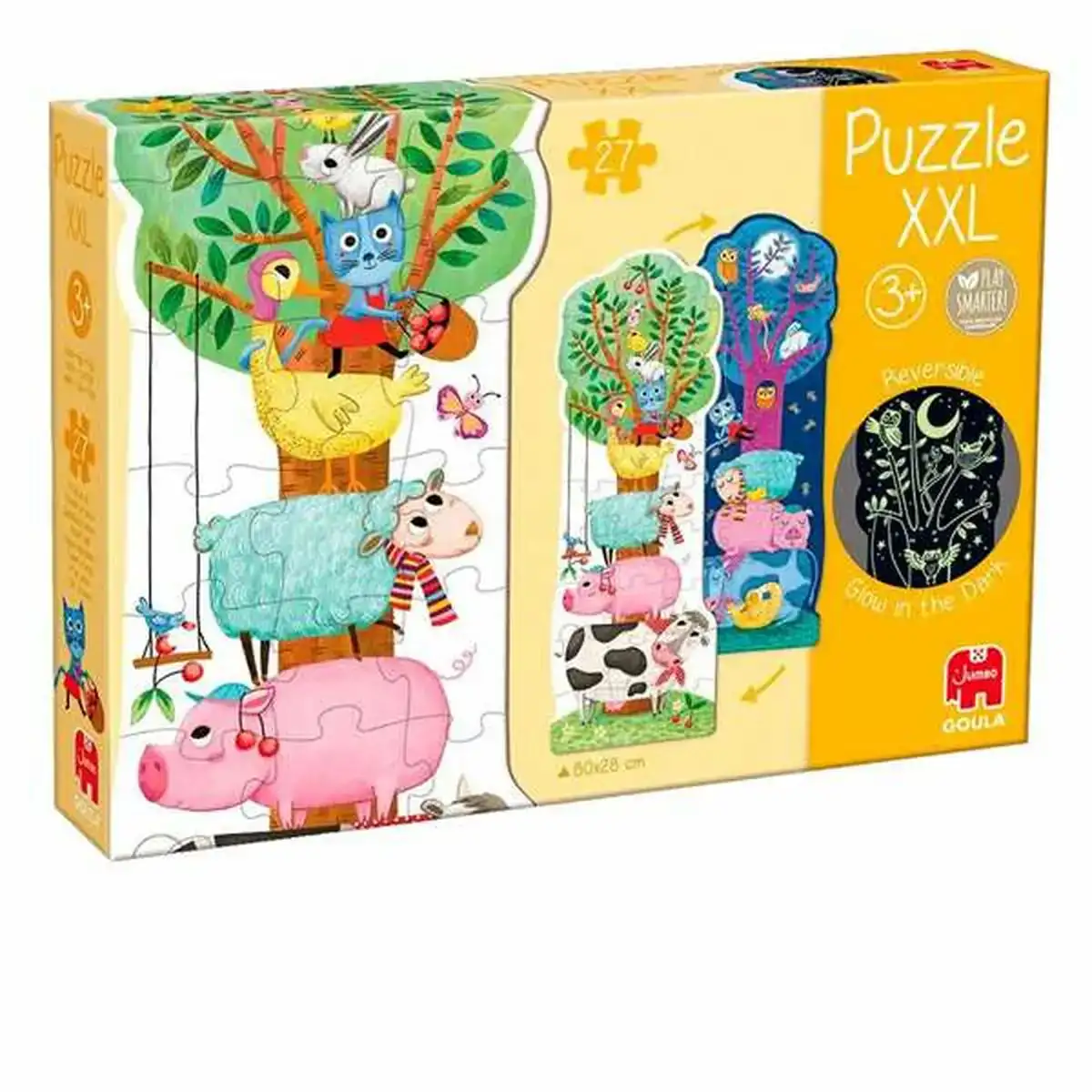 Puzzle goula xxl fluorescent ferme reversible 80 x 28 cm 27 pieces_2751. DIAYTAR COTE D'IVOIRE - L'Art de Vivre l'Excellence au Quotidien. Explorez notre gamme et choisissez des produits qui ajoutent une note de prestige à votre vie.
