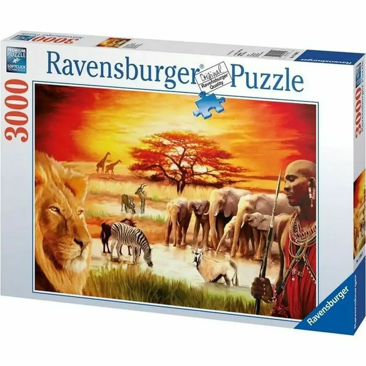 Puzzle ravensburger massai pride 3000 pieces _9844. Bienvenue chez DIAYTAR COTE D'IVOIRE - Où Chaque Produit a son Histoire. Découvrez notre sélection unique et trouvez des articles qui racontent la richesse culturelle et artistique du Côte d'Ivoire.