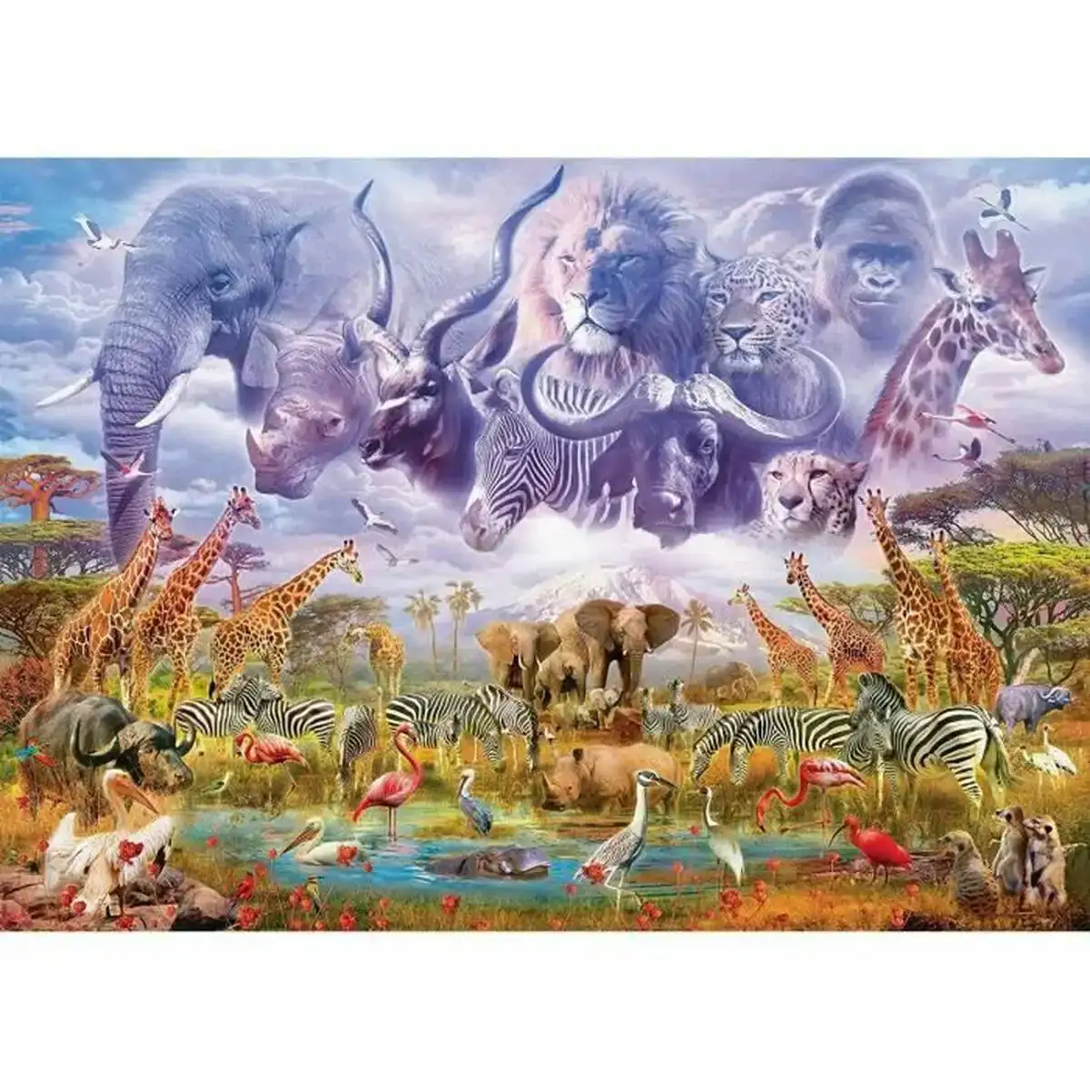 Puzzle schmidt spiele animals around water 1000 pieces _4962. DIAYTAR COTE D'IVOIRE - Où la Qualité est Notre Engagement. Explorez notre boutique en ligne pour découvrir des produits conçus pour vous apporter satisfaction et plaisir.