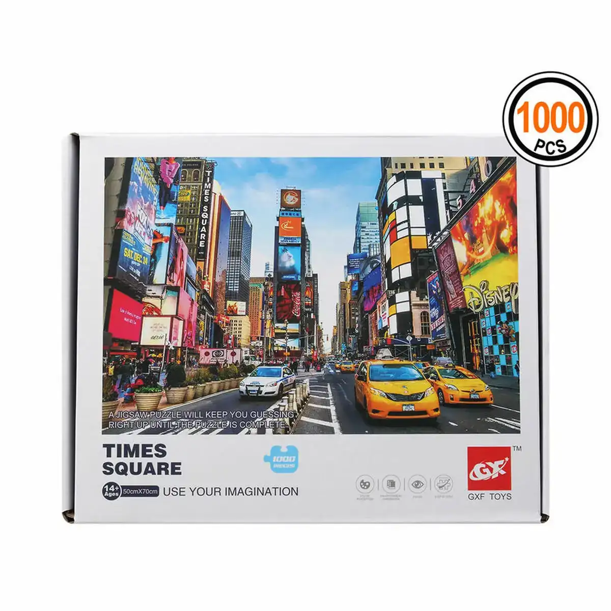 Puzzle times square 1000 pieces_4546. DIAYTAR COTE D'IVOIRE - Là où Chaque Produit Est une Trouvaille. Explorez notre sélection minutieuse et découvrez des articles qui correspondent à votre style de vie et à vos aspirations.