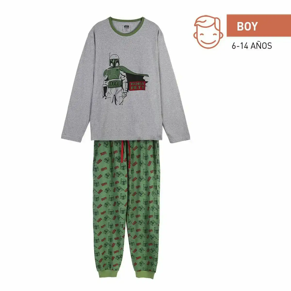 Pyjama enfant boba fett vert fonce_9857. DIAYTAR COTE D'IVOIRE - L'Artisanat à Portée de Clic. Découvrez notre boutique en ligne pour trouver des produits uniques qui célèbrent la créativité et l'artisanat sénégalais.