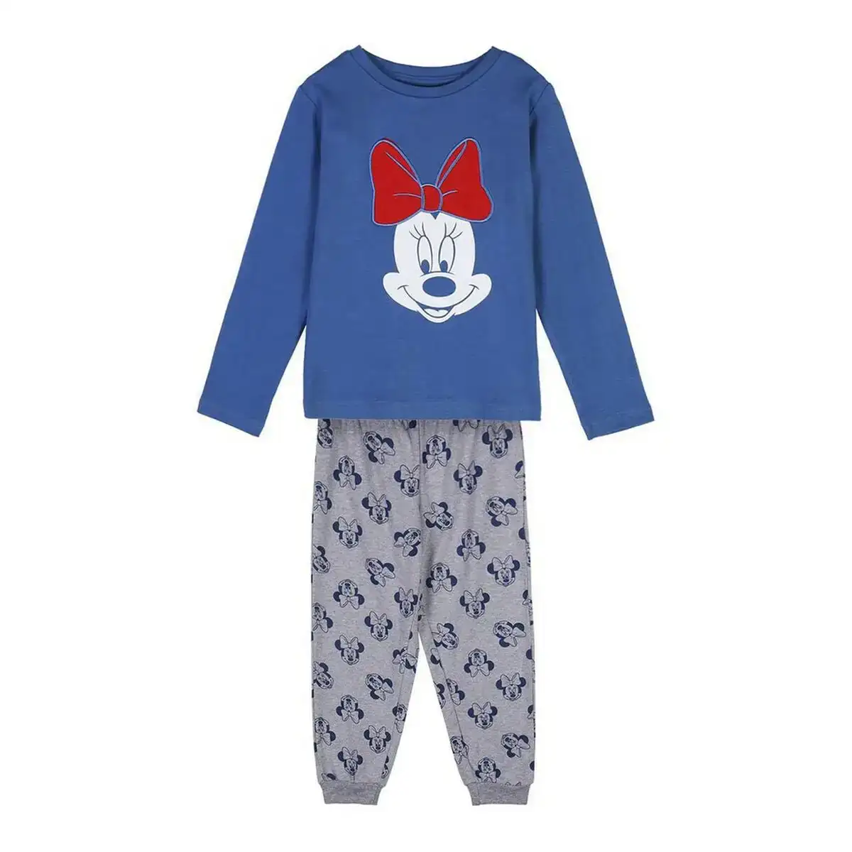 Pyjama enfant minnie mouse bleu fonce_4058. DIAYTAR COTE D'IVOIRE - L'Art de Vivre le Shopping Inspiré. Parcourez notre catalogue et choisissez des produits qui reflètent votre passion pour la beauté et l'authenticité.