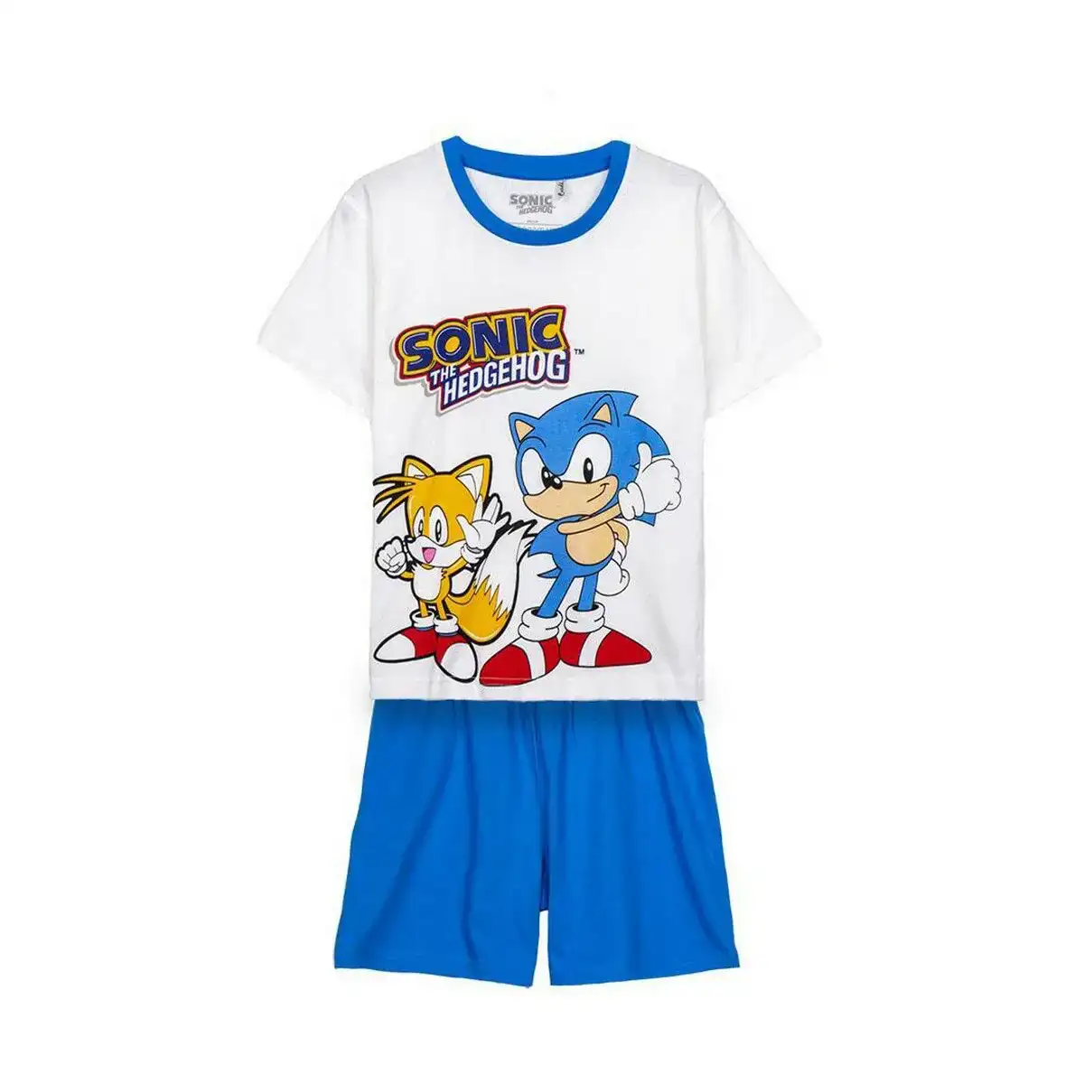 Pyjama enfant sonic bleu bleu clair_3915. Bienvenue chez DIAYTAR COTE D'IVOIRE - Votre Destination Shopping Complète! Découvrez une boutique en ligne généraliste au Côte d'Ivoire offrant une vaste gamme de produits, allant des vêtements aux gadgets électroniques, en passant par l'artisanat local.