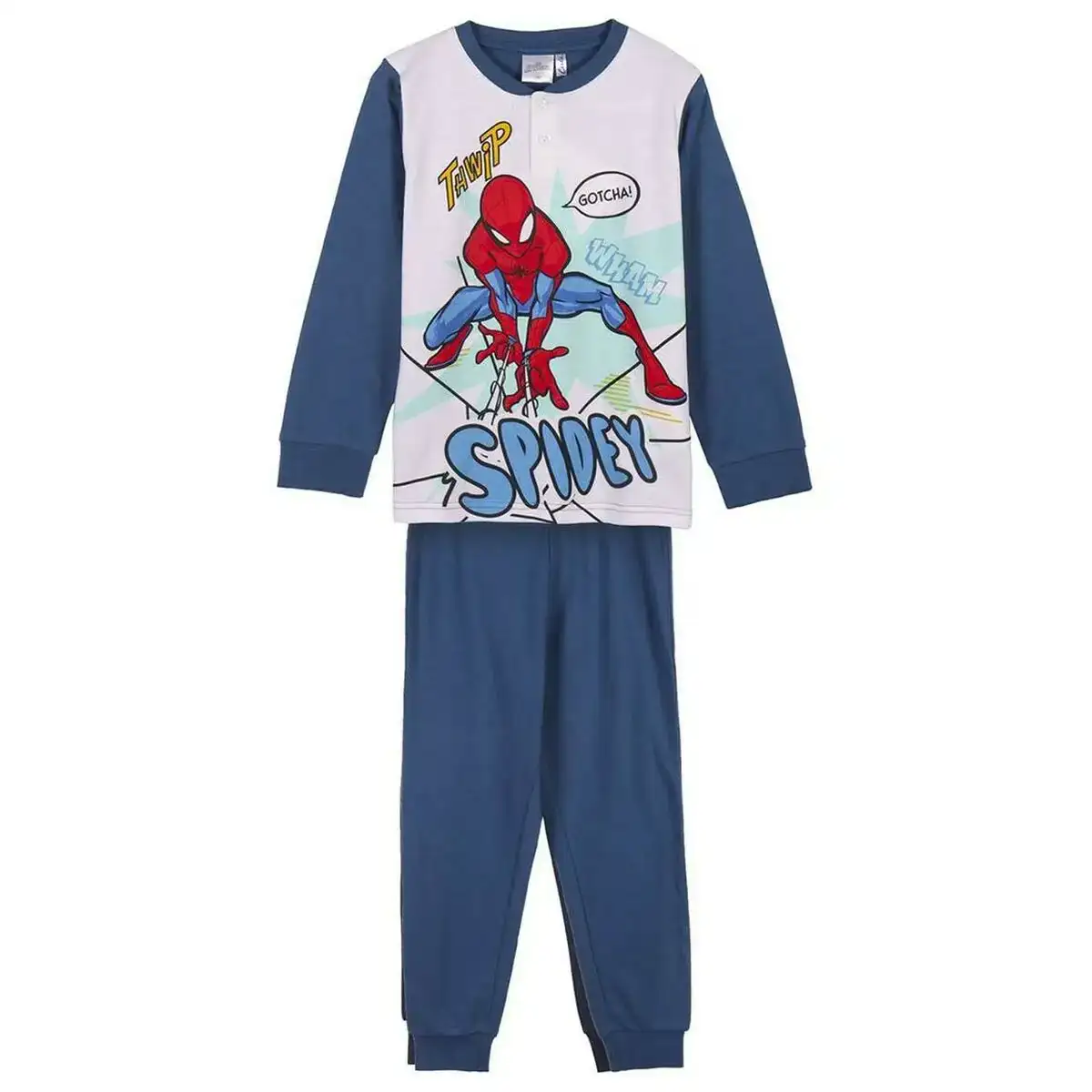 Pyjama enfant spiderman bleu fonce_6086. DIAYTAR COTE D'IVOIRE - Là où la Qualité est Non Négociable. Parcourez notre boutique en ligne pour découvrir des produits qui incarnent le raffinement et l'excellence du Côte d'Ivoire.