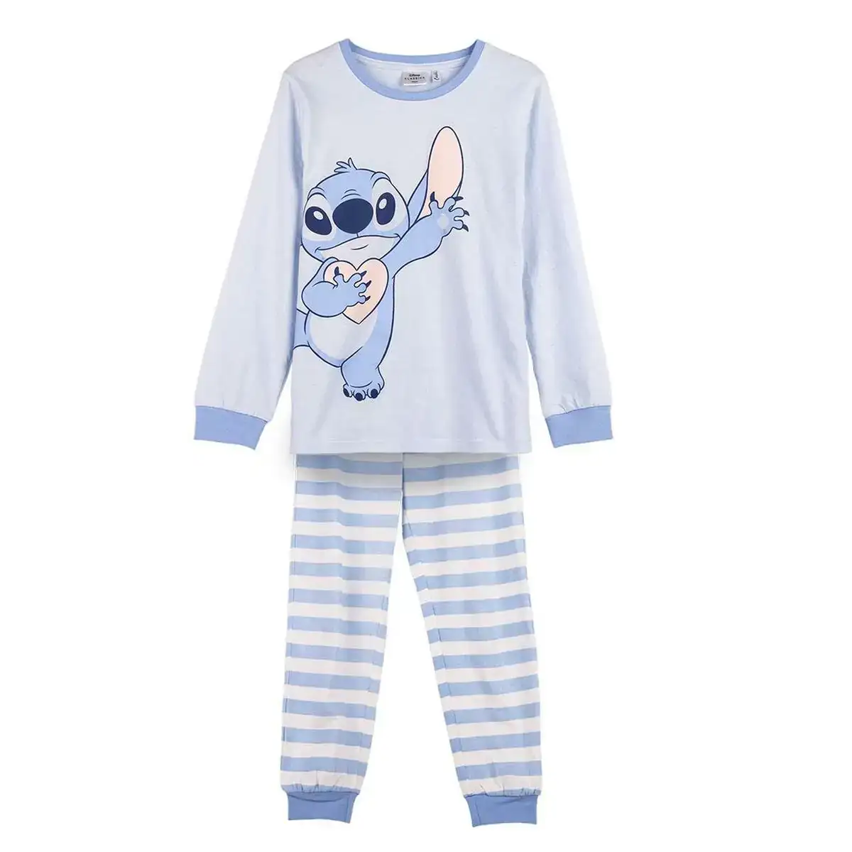 Pyjama enfant stitch bleu clair_9998. DIAYTAR COTE D'IVOIRE - L'Art de Vivre le Shopping Authentique. Découvrez notre boutique en ligne et trouvez des produits qui célèbrent la culture et l'héritage du Côte d'Ivoire.
