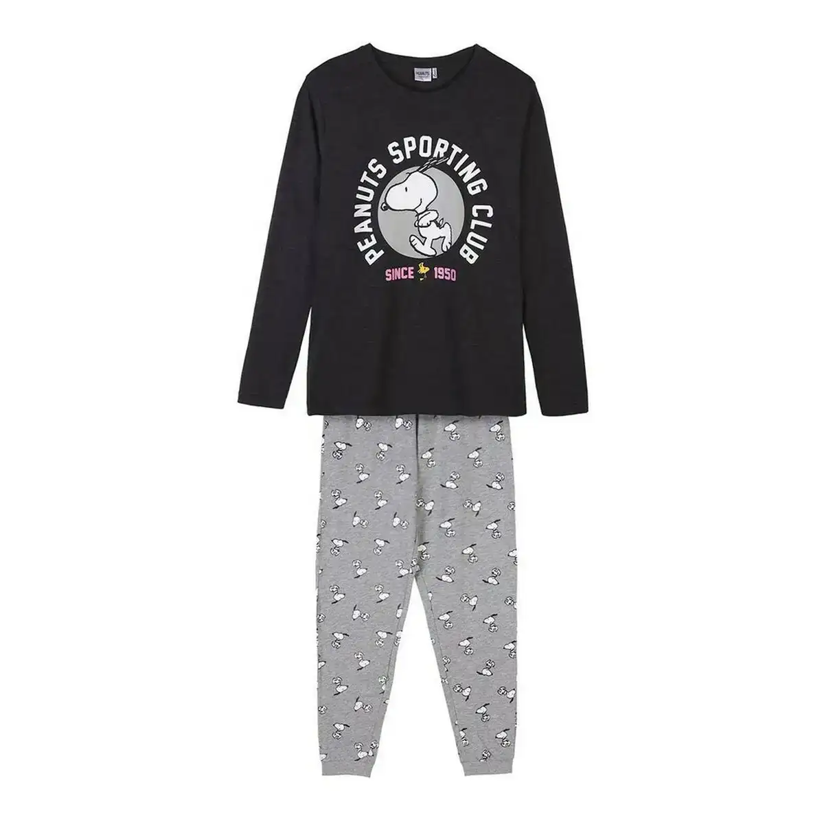 Pyjama snoopy femme gris_6794. Plongez dans l'Univers de DIAYTAR COTE D'IVOIRE - Où la Qualité et la Diversité se rencontrent. Parcourez nos rayons virtuels pour trouver des produits répondant à tous les besoins, du confort de votre foyer.