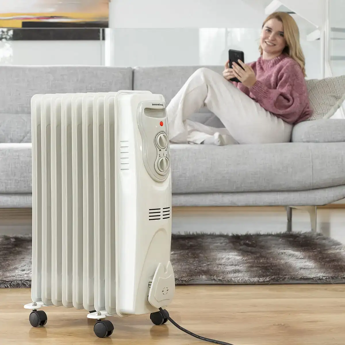 Radiateur a huile oinine innovagoods 2000 w 9 modules _1536. DIAYTAR COTE D'IVOIRE - Votre Pass vers la Découverte. Explorez notre boutique en ligne et plongez dans un voyage à travers des produits authentiques et contemporains, tous réunis sous un même toit.