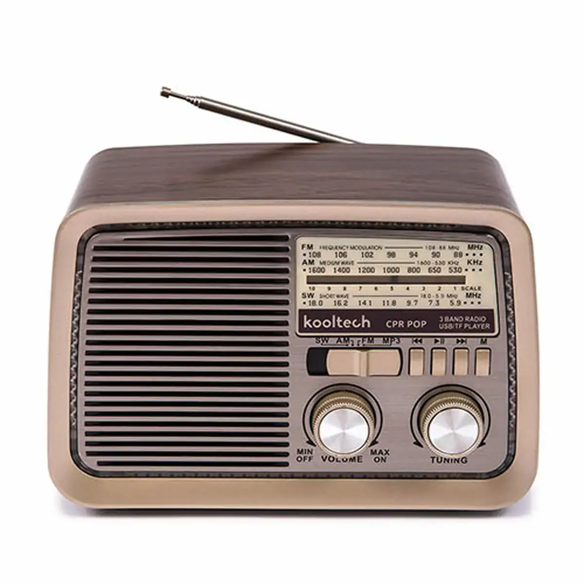 Radio bluetooth portable kooltech cpr pop vintage marron_5128. Plongez dans l'Univers de DIAYTAR COTE D'IVOIRE - Où la Qualité et la Diversité se rencontrent. Parcourez nos rayons virtuels pour trouver des produits répondant à tous les besoins, du confort de votre foyer.