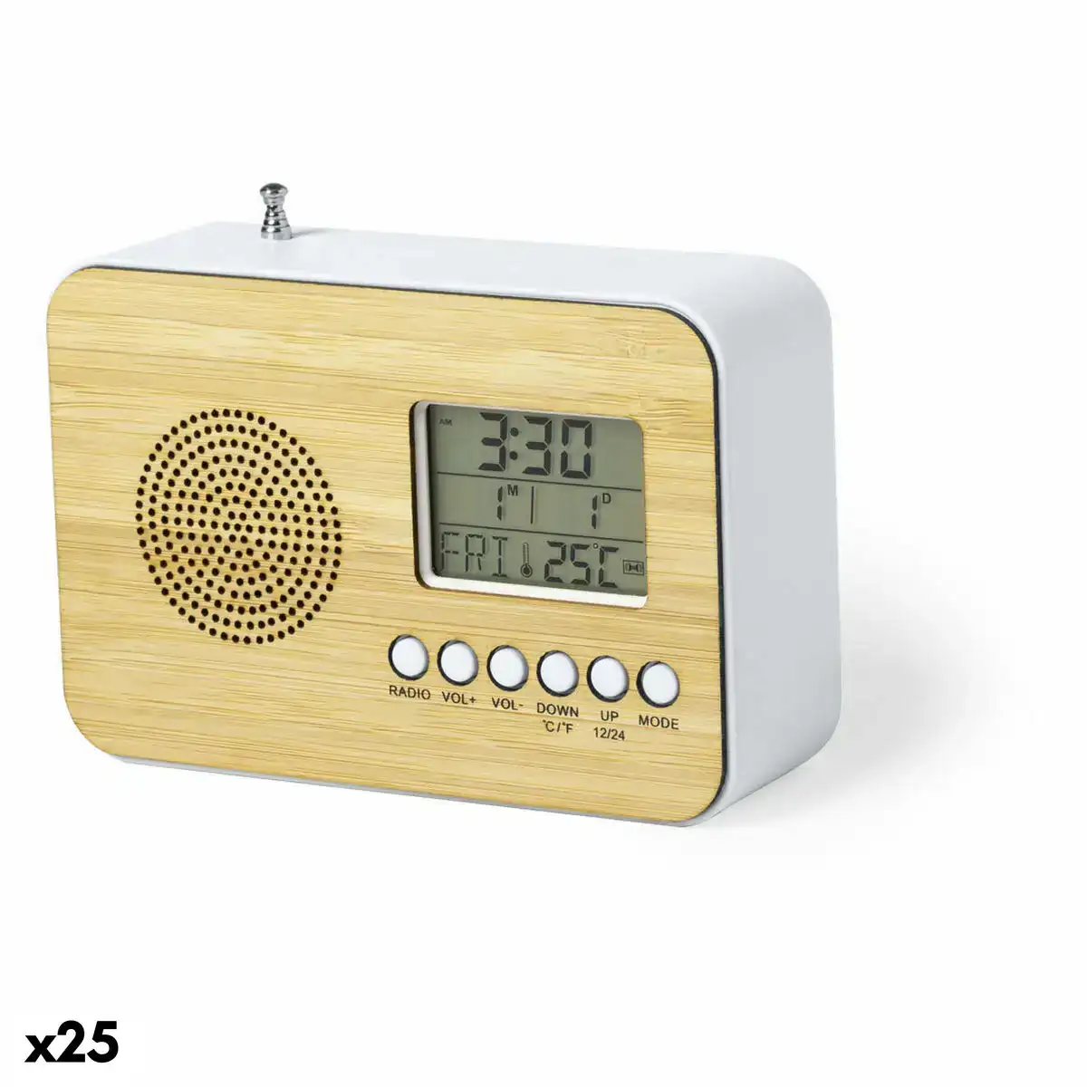 Radio reveil 146517 25 unites _7495. DIAYTAR COTE D'IVOIRE - Où l'Élégance Rencontre l'Authenticité. Naviguez à travers notre boutique en ligne et choisissez des produits qui incarnent le style et la tradition du Côte d'Ivoire.