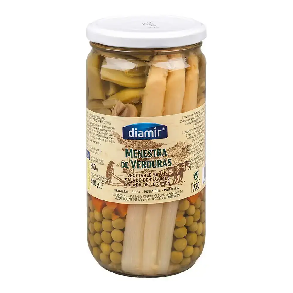 Ragout de legumes diamir 660 g _9065. DIAYTAR COTE D'IVOIRE - Votre Destination de Shopping Authentique au Côte d'Ivoire. Plongez dans notre boutique en ligne pour découvrir des produits qui célèbrent la riche culture et l'artisanat du pays.