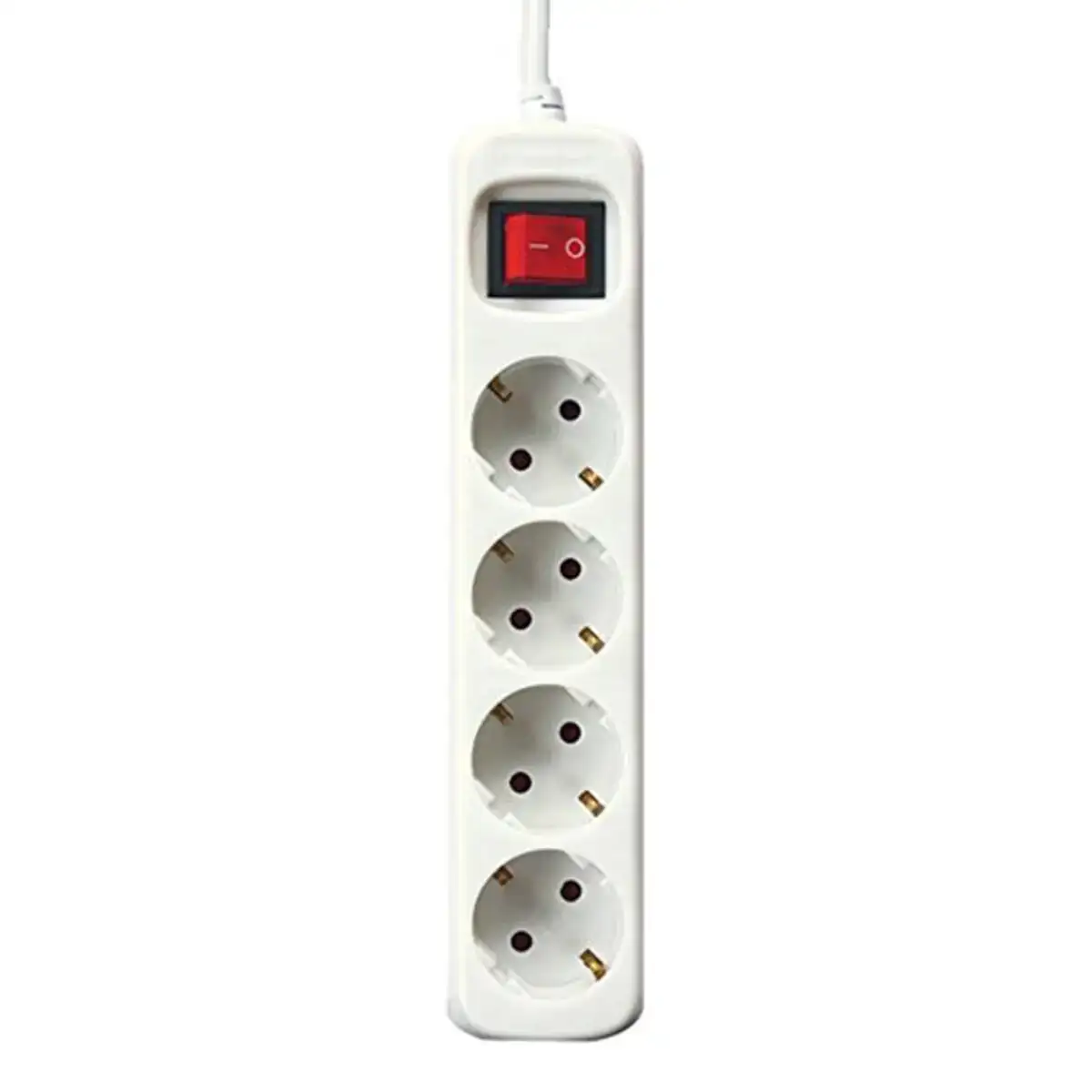 Rallonge 4 prises schuko avec interrupteur silver electronics blanc_9148. DIAYTAR COTE D'IVOIRE - Où Choisir Devient un Acte de Découverte. Découvrez notre gamme et choisissez des produits qui éveillent votre curiosité et élargissent vos horizons.
