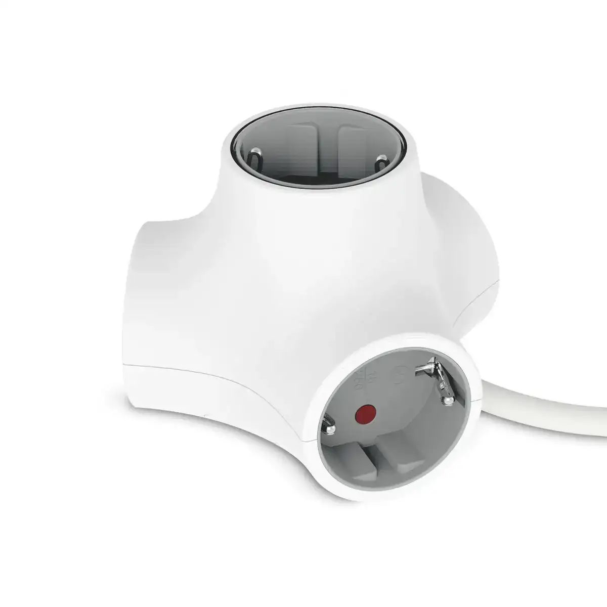 Rallonge 4 prises schuko sans interrupteur ksix molecule blanc_5176. DIAYTAR COTE D'IVOIRE - L'Art de Vivre le Shopping Inspiré. Parcourez notre catalogue et choisissez des produits qui reflètent votre passion pour la beauté et l'authenticité.