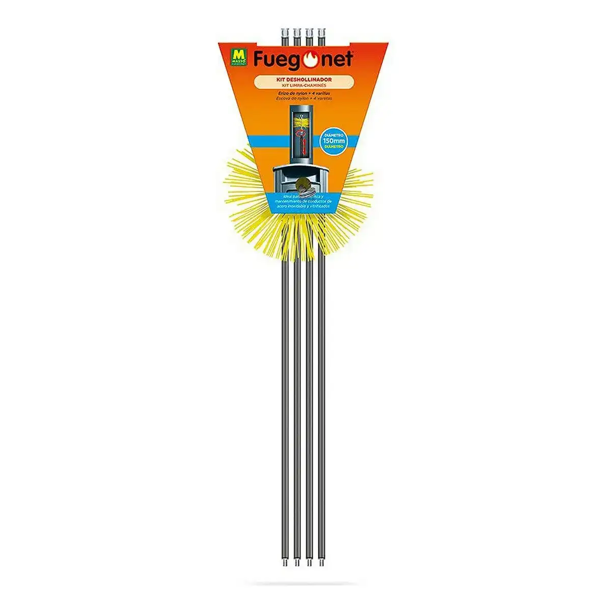 Ramoneur de cheminee masso kit o 15 cm_9356. DIAYTAR COTE D'IVOIRE - L'Écrin de Vos Désirs Shopping. Parcourez notre boutique en ligne et explorez des produits minutieusement choisis pour répondre à vos envies les plus exigeantes.