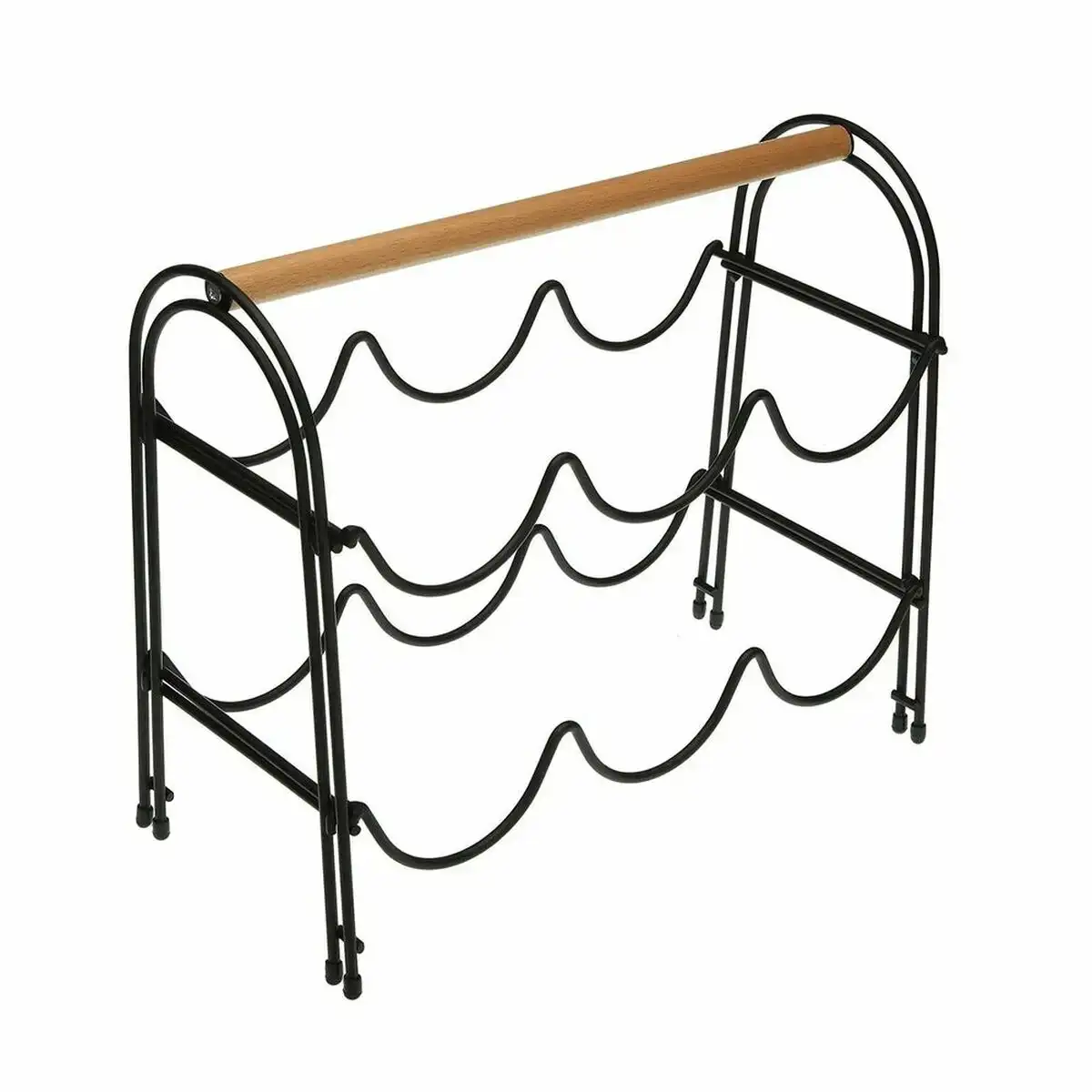 Range bouteilles versa metal bois acier 14 x 27 5 x 32 7 cm _2986. Bienvenue sur DIAYTAR COTE D'IVOIRE - Où Chaque Produit a son Histoire. Découvrez notre sélection unique et choisissez des articles qui racontent la richesse culturelle et artistique du Côte d'Ivoire.