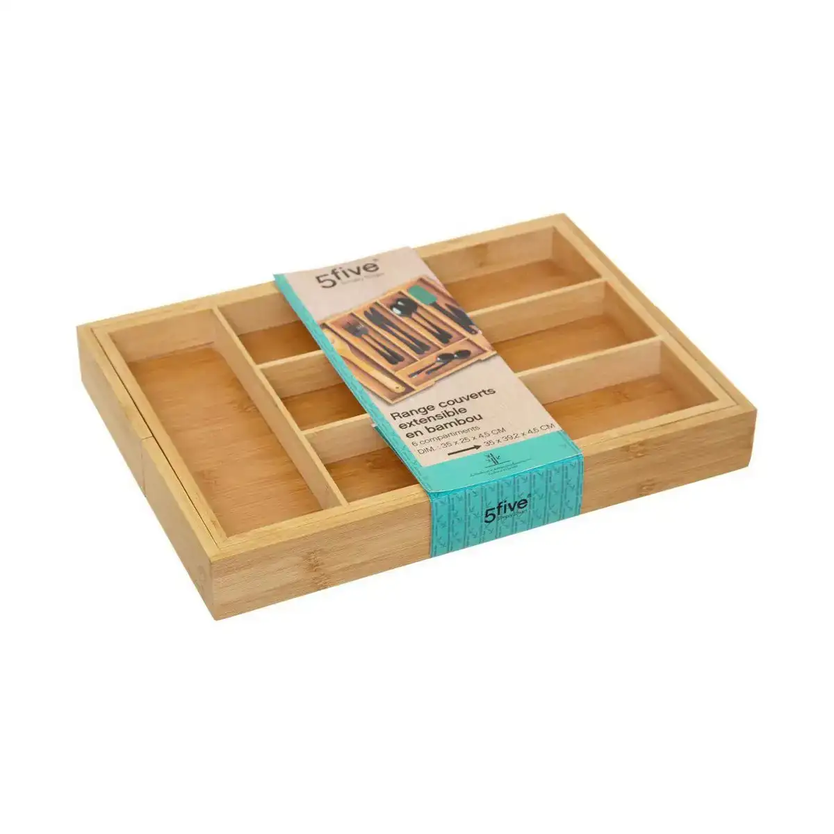 Range couverts 5five bois bambou 34 x 25 x 4 5 cm _3597. DIAYTAR COTE D'IVOIRE - Votre Destination Shopping d'Exception. Parcourez nos rayons virtuels et choisissez des produits qui incarnent l'excellence et la diversité.