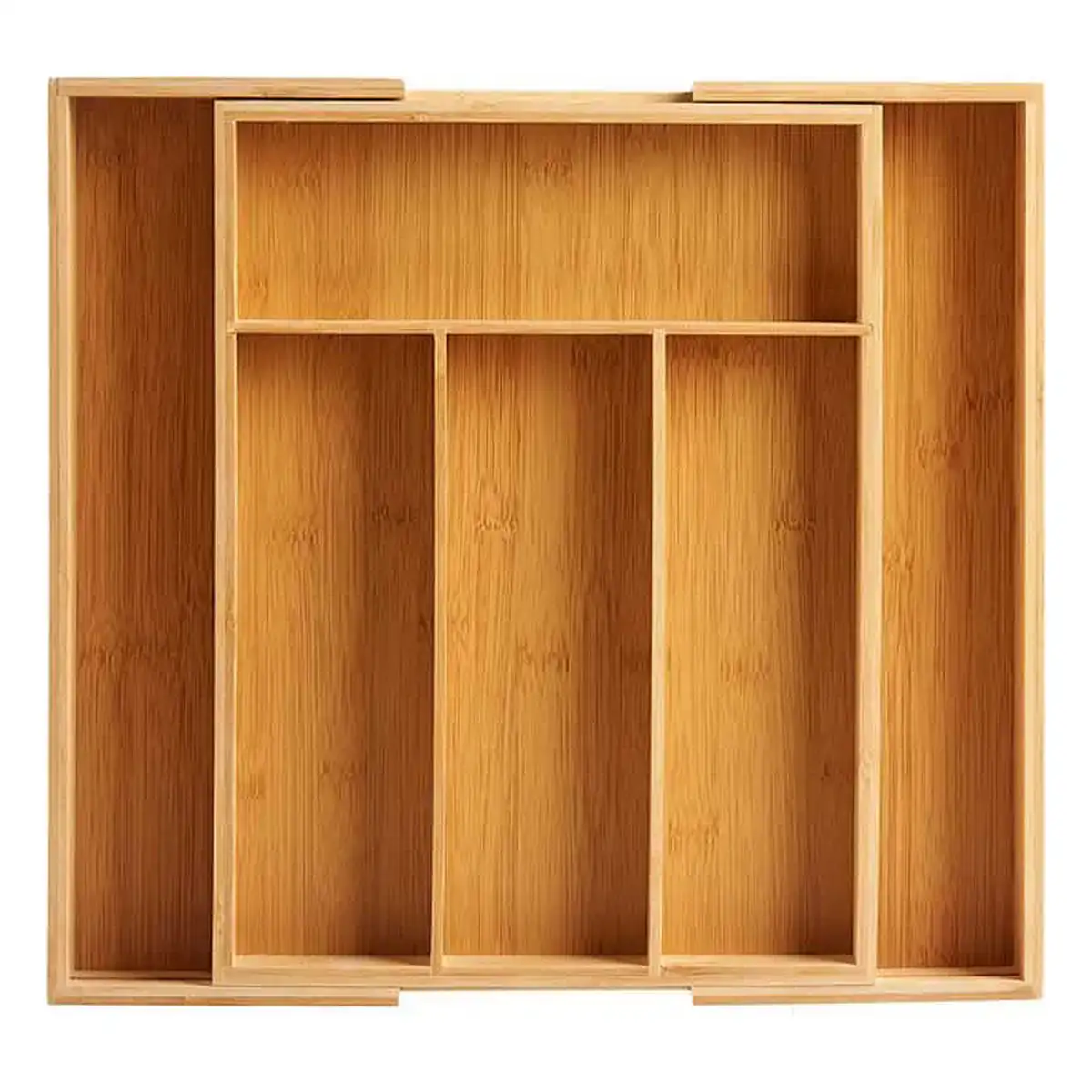 Range couverts extensible marron bambou 29 x 5 x 38 cm _6788. DIAYTAR COTE D'IVOIRE - L'Art de Vivre en Couleurs. Découvrez notre boutique en ligne et trouvez des produits qui ajoutent une palette vibrante à votre quotidien.
