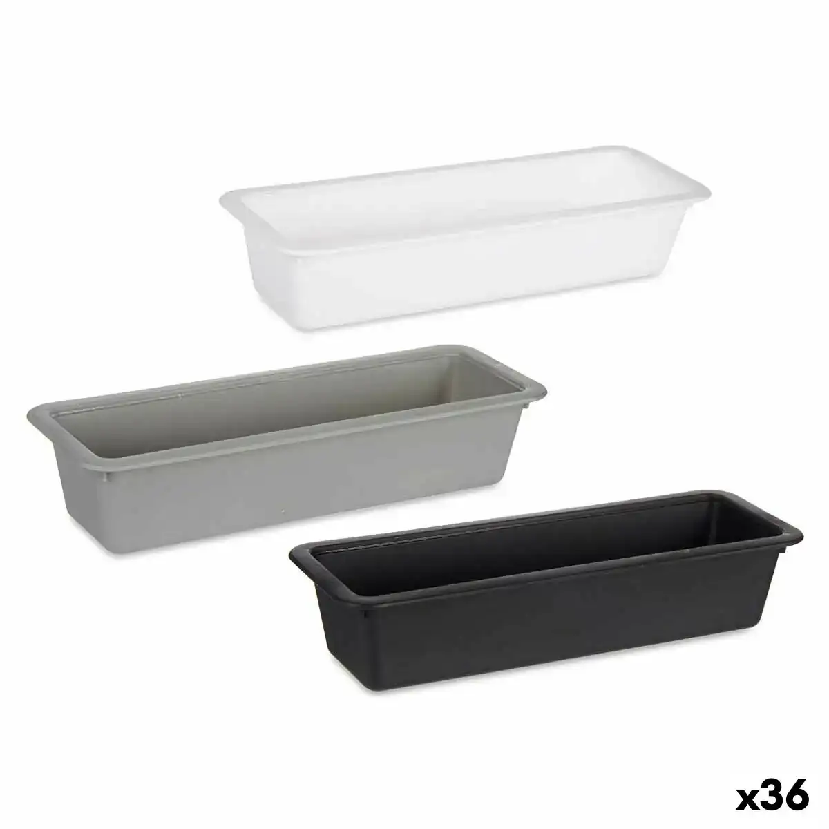 Range couverts polypropylene 36 unites 8 5 x 5 x 24 cm _9392. DIAYTAR COTE D'IVOIRE - Là où Choisir est un Acte d'Amour pour le Côte d'Ivoire. Explorez notre gamme et choisissez des produits qui célèbrent la culture et l'artisanat du pays.