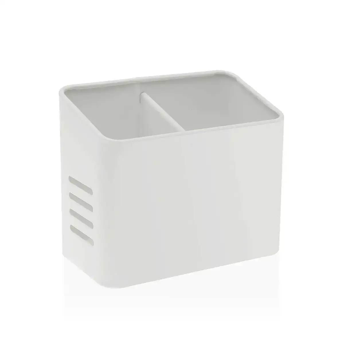 Range couverts versa blanc 9 5 x 16 x 13 5 cm metal acier_8347. DIAYTAR COTE D'IVOIRE - Où Chaque Produit a son Histoire. Découvrez notre gamme de produits, chacun portant en lui le récit de l'artisanat et de la passion, pour vous offrir une expérience de shopping authentique.