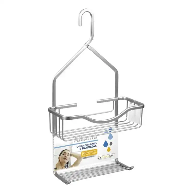 Rangement de douche confortime alluma 2 etageres 27 8 x 11 6 x 49 cm _2625. Entrez dans DIAYTAR COTE D'IVOIRE - Où Chaque Détail Compte. Explorez notre boutique en ligne pour trouver des produits de haute qualité, soigneusement choisis pour répondre à vos besoins et vos désirs.