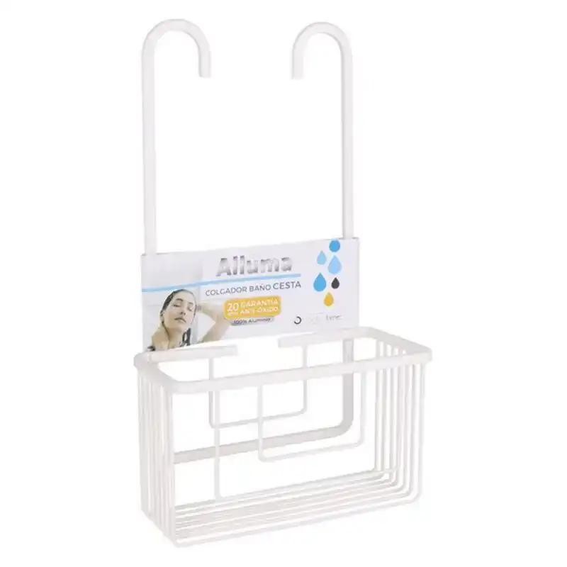Rangement de douche confortime aluminium 25 x 12 5 x 44 5 cm _7226. DIAYTAR COTE D'IVOIRE - Là où Chaque Achat a du Sens. Explorez notre gamme et choisissez des produits qui racontent une histoire, votre histoire.