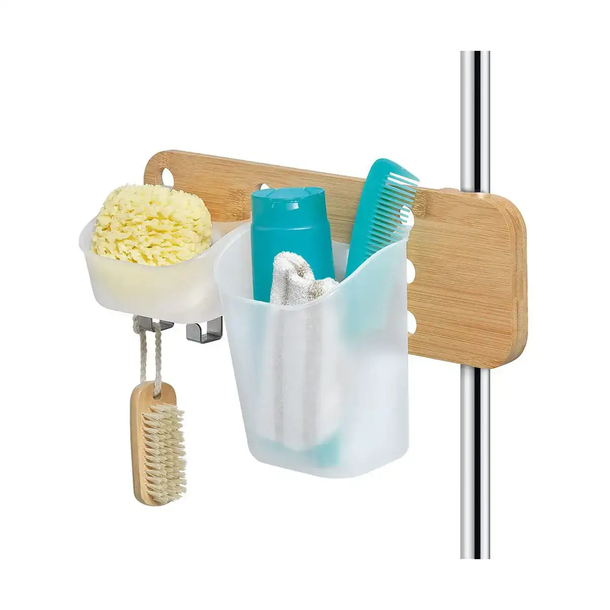 Rangement de douche naturel_6824. DIAYTAR COTE D'IVOIRE - Là où les Rêves de Shopping Deviennent Réalité. Naviguez à travers notre catalogue diversifié et choisissez parmi une variété d'articles qui feront de votre shopping une expérience inoubliable.