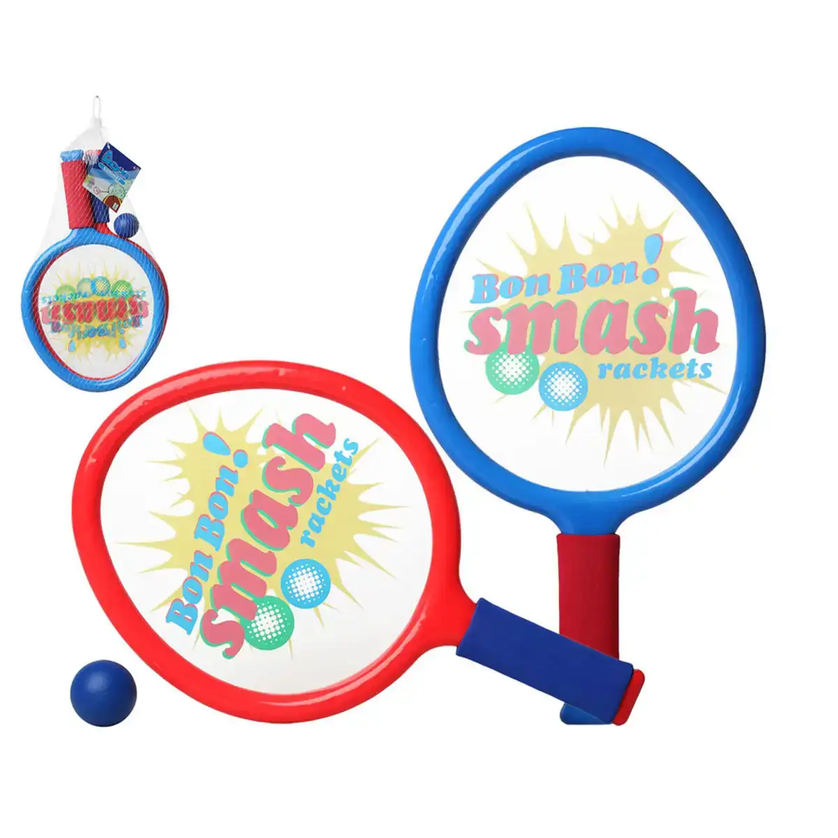 Raquettes de plage avec balle bon bon multicouleur_1800. Bienvenue chez DIAYTAR COTE D'IVOIRE - Où Chaque Achat est un Geste d'Amour. Découvrez notre sélection minutieuse et choisissez des articles qui témoignent de votre passion.