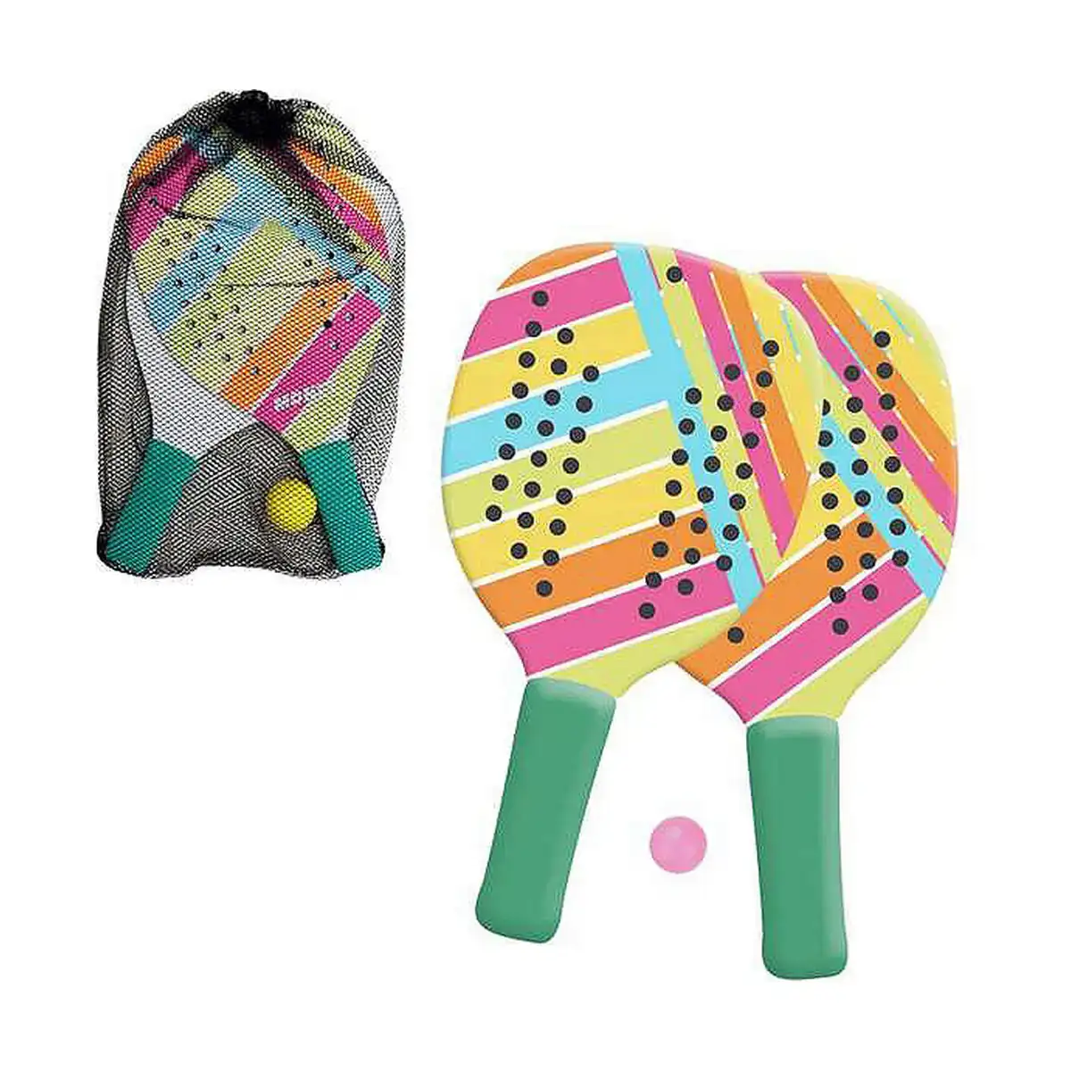 Raquettes de plage juinsa rainbow ballon_1001. Bienvenue chez DIAYTAR COTE D'IVOIRE - Votre Porte d'Accès à la Diversité. Découvrez notre boutique en ligne et choisissez parmi une pléthore d'articles qui célèbrent la richesse culturelle du Côte d'Ivoire et au-delà.