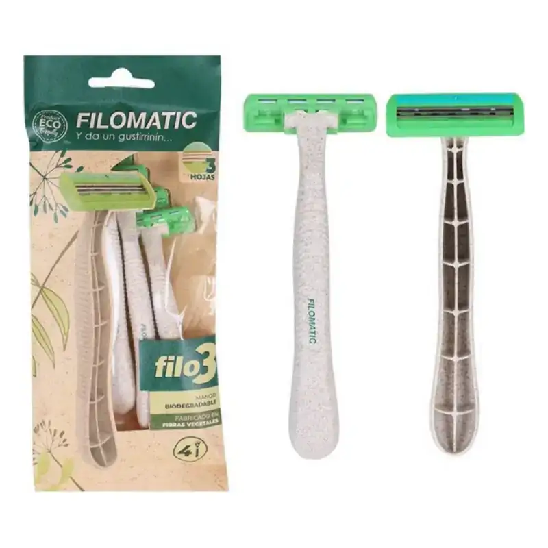 Rasoir bio triple 4 pcs _1627. DIAYTAR COTE D'IVOIRE - Où Chaque Achat Raconte une Histoire. Parcourez notre boutique en ligne pour trouver des articles qui évoquent le savoir-faire et la tradition du Côte d'Ivoire.