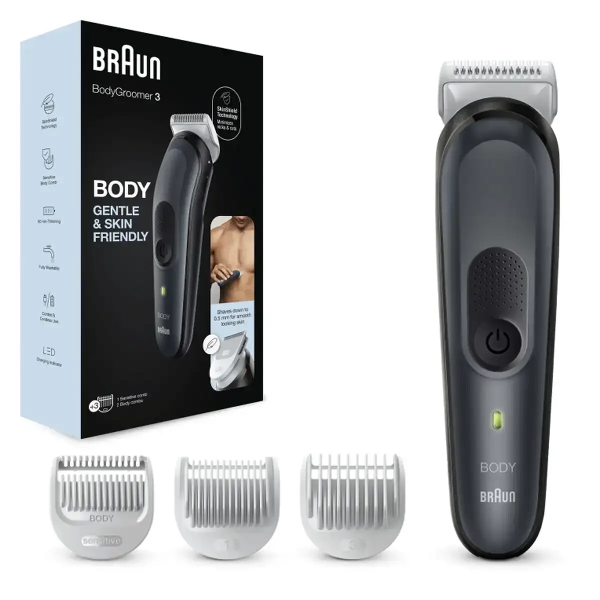 Rasoir electrique braun 3 bg3340_3290. DIAYTAR COTE D'IVOIRE - Où Choisir est une Célébration de l'Artisanat. Explorez notre boutique en ligne et choisissez des articles qui incarnent l'art et le savoir-faire du Côte d'Ivoire.