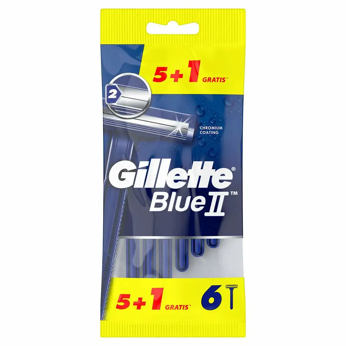 Rasoir gillette blue ii 6 unites_4679. DIAYTAR COTE D'IVOIRE - L'Univers de l'Élégance Accessible. Plongez dans notre catalogue et choisissez des produits qui allient sophistication et accessibilité pour un shopping exquis.