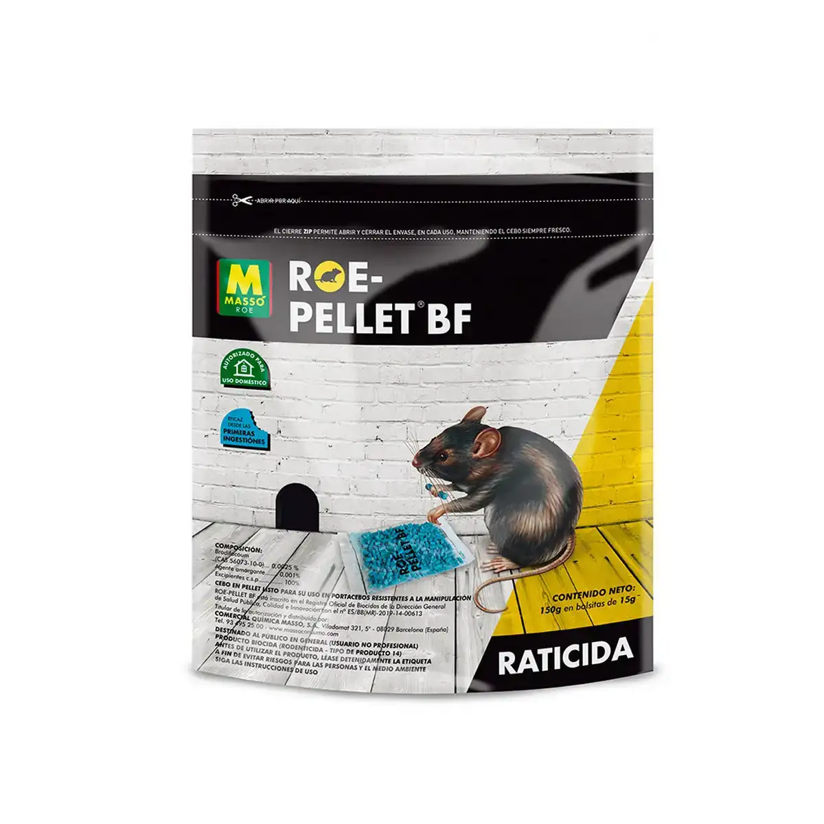 Raticide masso roe pellet bf 150 g 10 pieces_3507. Bienvenue sur DIAYTAR COTE D'IVOIRE - Où Chaque Produit a son Charme. Explorez notre sélection minutieuse et trouvez des articles qui vous séduisent et vous inspirent.