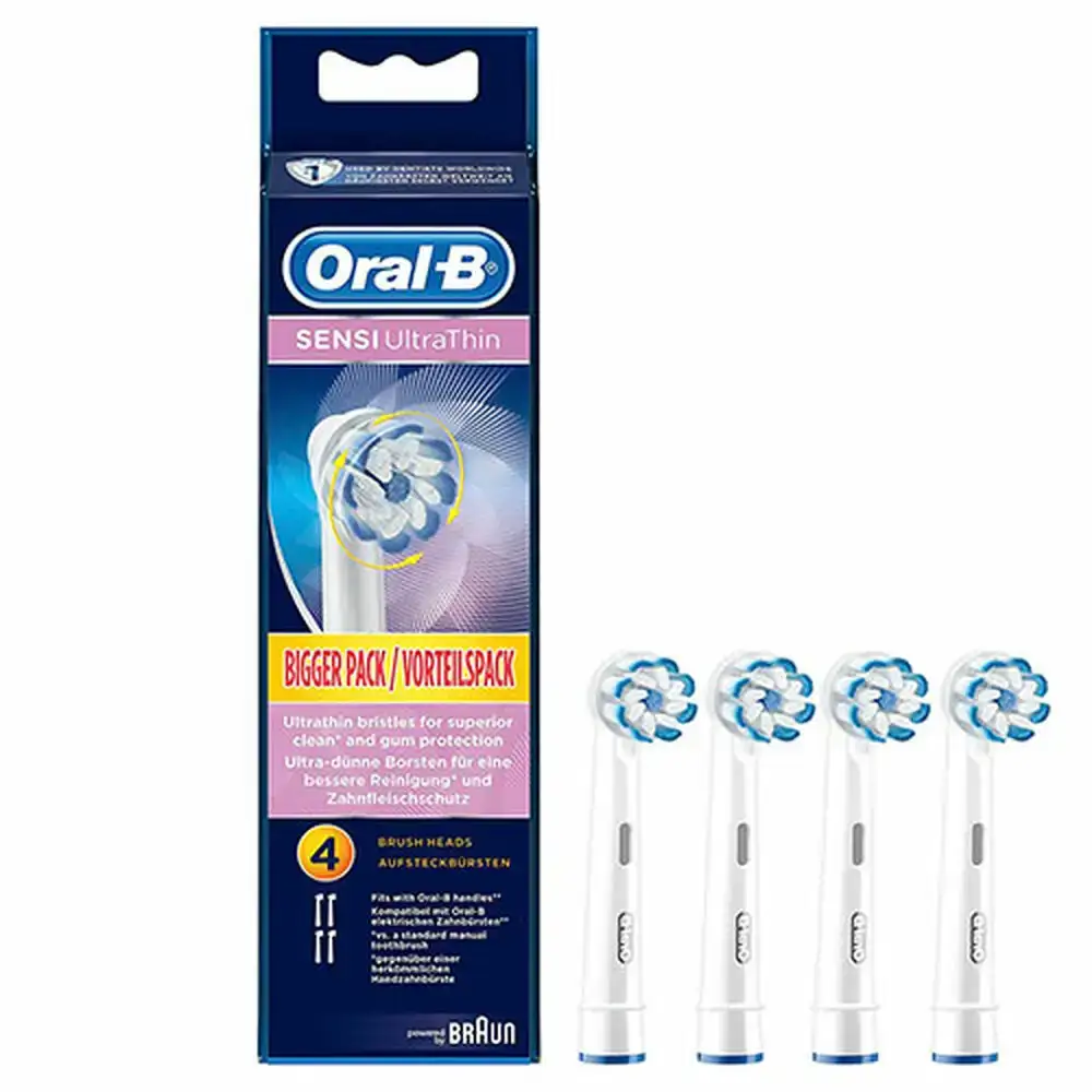 Rechange brosse a dents electrique oral b sensi ultrathin blanc 4 pcs _7133. DIAYTAR COTE D'IVOIRE - Votre Portail Vers l'Exclusivité. Explorez notre boutique en ligne pour découvrir des produits uniques et raffinés, conçus pour ceux qui recherchent l'excellence.
