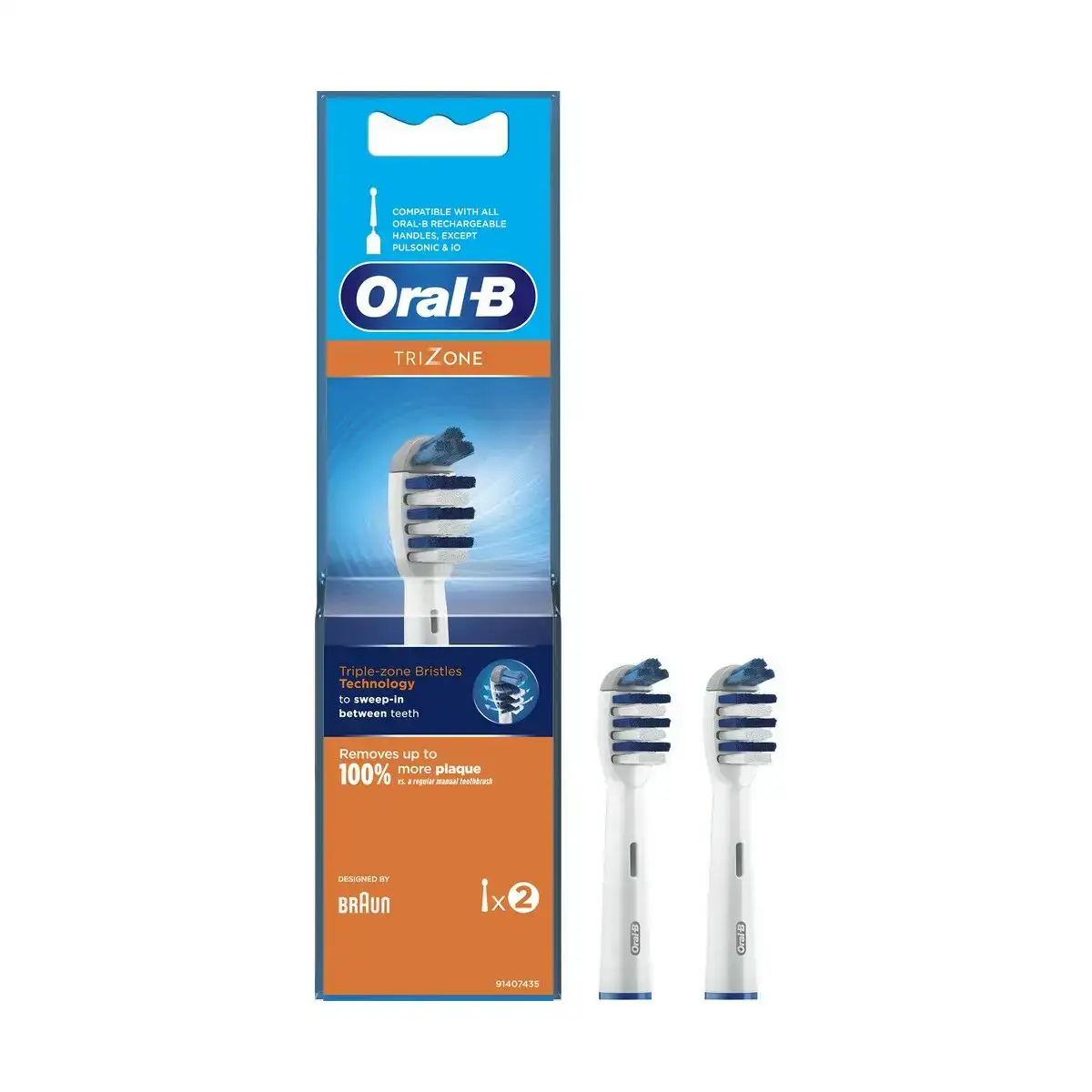 Rechange brosse a dents electrique oral b trizone 2 unites_3690. DIAYTAR COTE D'IVOIRE - Votre Oasis de Shopping en Ligne. Explorez notre boutique et découvrez des produits qui ajoutent une touche de magie à votre quotidien.