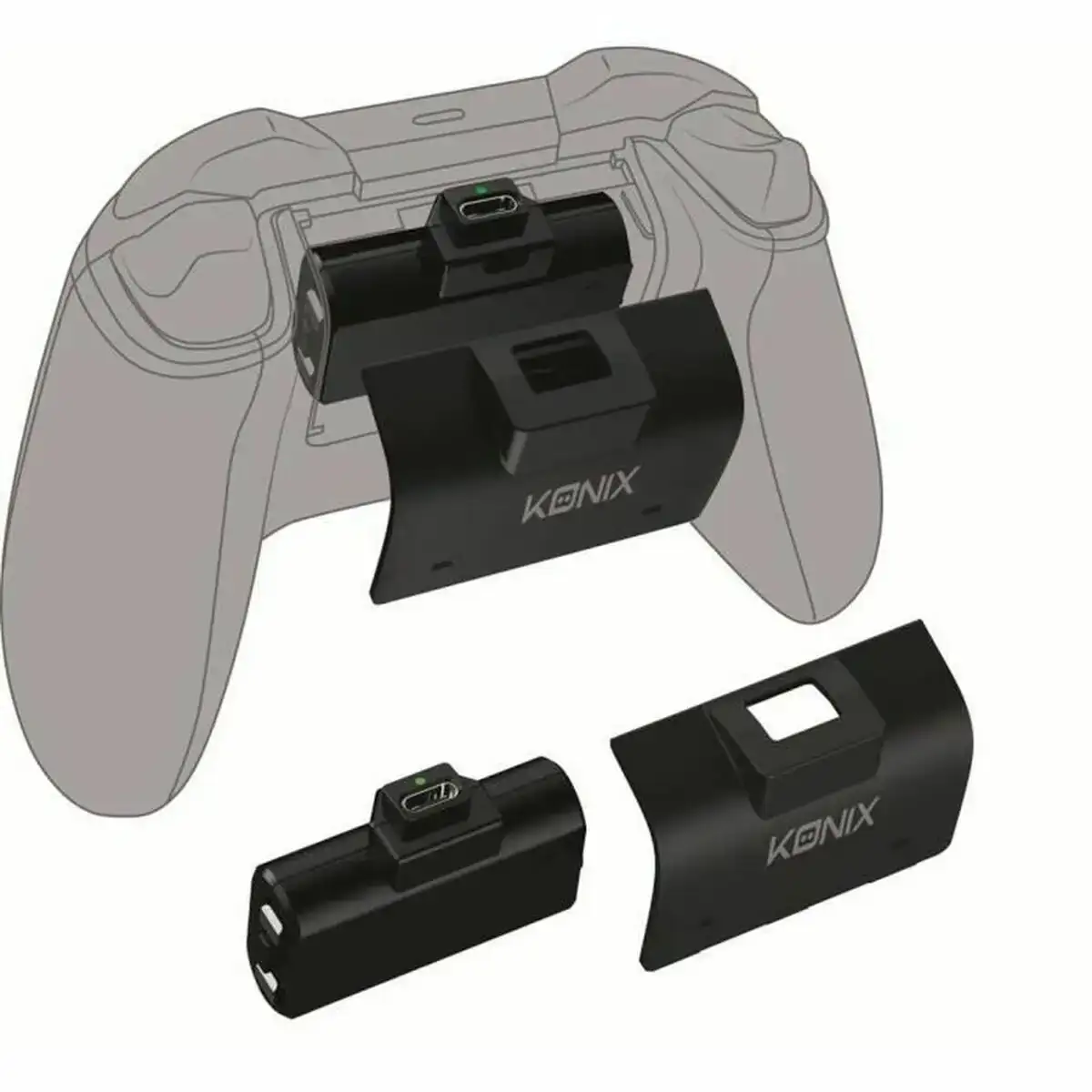 Rechange konix chargeur manette xbox one_5776. DIAYTAR COTE D'IVOIRE - Votre Plateforme pour un Shopping Inspiré. Explorez nos offres variées et découvrez des articles qui stimulent votre créativité et embellissent votre vie.