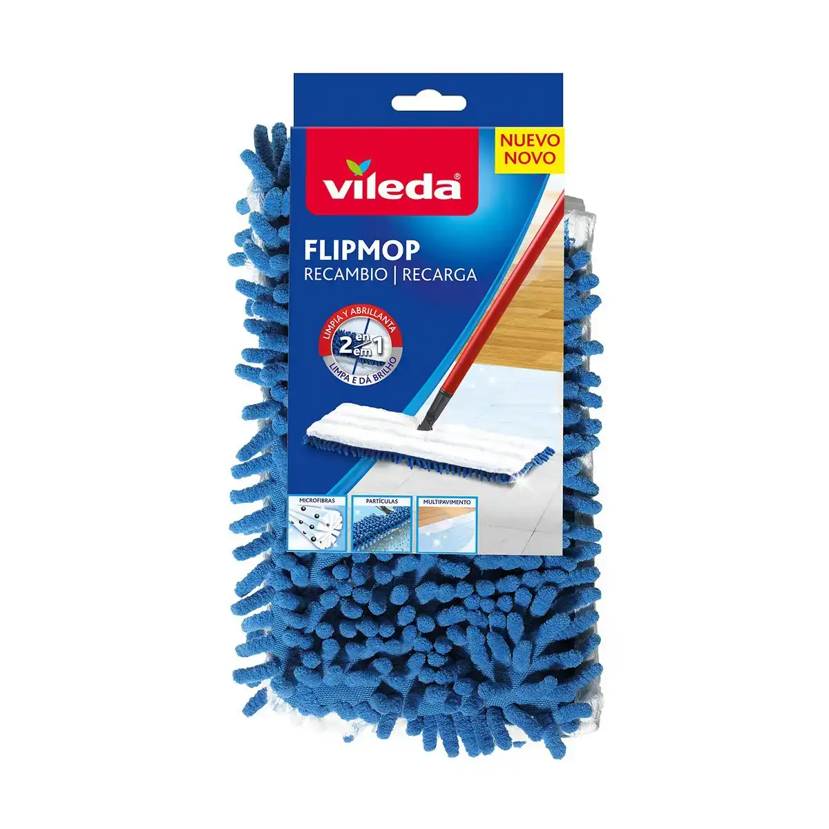 Rechange pour serpilliere de nettoyage vileda microfibres 45 x 12 cm _2687. DIAYTAR COTE D'IVOIRE - Là où Chaque Achat a du Sens. Explorez notre gamme et choisissez des produits qui racontent une histoire, votre histoire.