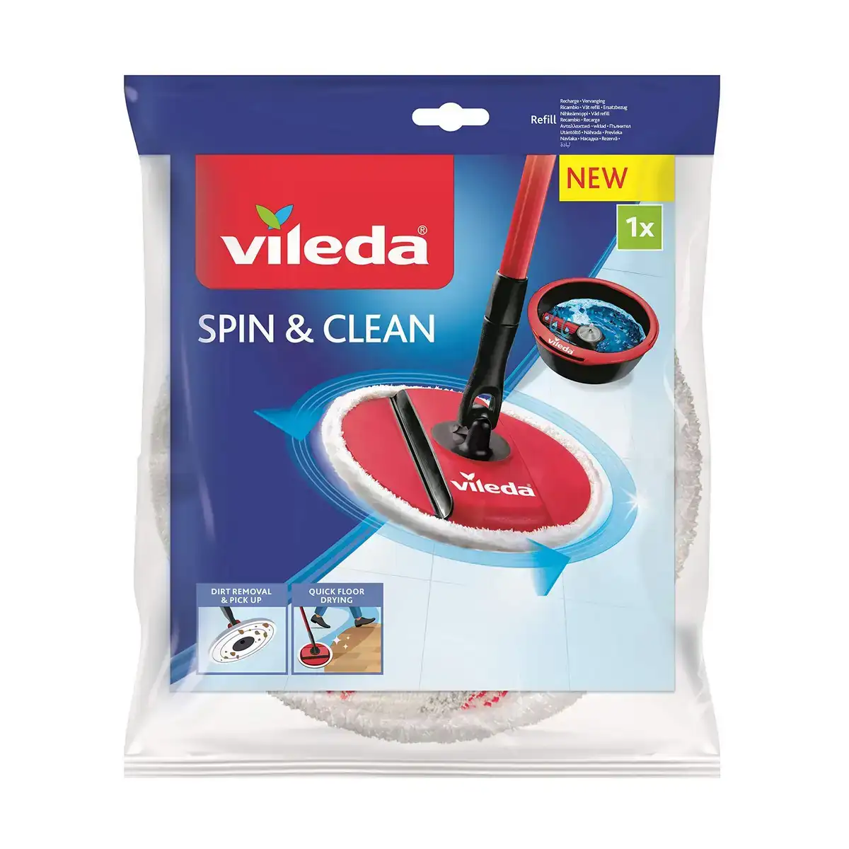Rechange pour serpilliere de nettoyage vileda spin clean de sol_2268. DIAYTAR COTE D'IVOIRE - Votre Source de Découvertes Shopping. Découvrez des trésors dans notre boutique en ligne, allant des articles artisanaux aux innovations modernes.