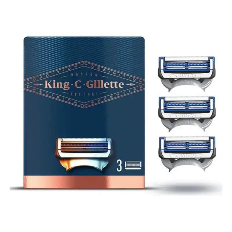 Rechanges pour lame de rasoir king c gillette gillette king 3 uds _4623. DIAYTAR COTE D'IVOIRE - Où Choisir est un Acte de Création. Naviguez à travers notre plateforme et choisissez des produits qui complètent votre histoire personnelle.