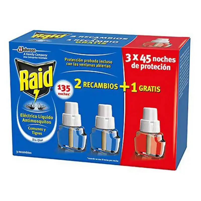Recharge anti moustiques raid proteccion antimosquitos 3 uds _7854. Entrez dans l'Univers de DIAYTAR COTE D'IVOIRE - Où l'Innovation Rencontre la Tradition. Explorez notre sélection de produits modernes et traditionnels qui incarnent l'esprit dynamique du Côte d'Ivoire.