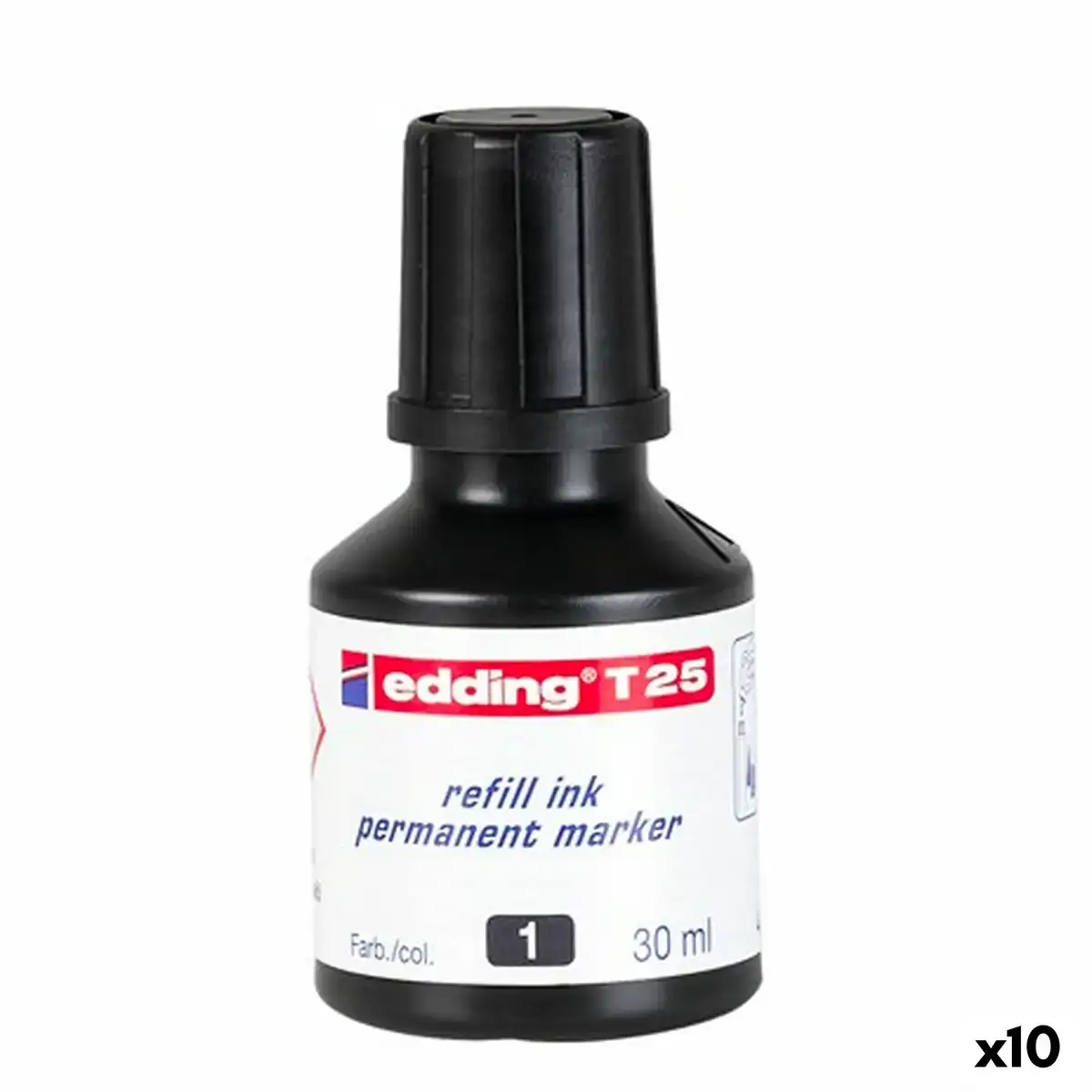 Recharge d encre edding t25 permanent noir 30 ml 10 unites _6655. DIAYTAR COTE D'IVOIRE - Votre Destination pour un Shopping Inoubliable. Naviguez à travers notre catalogue et choisissez des produits qui vous marquent par leur originalité.